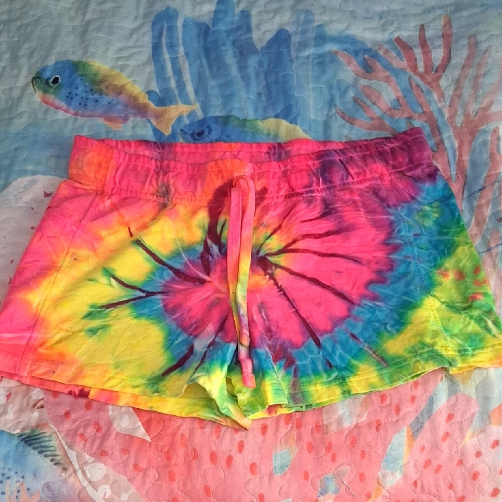 Comfort Colors Tie-Dye Athletic Shorts